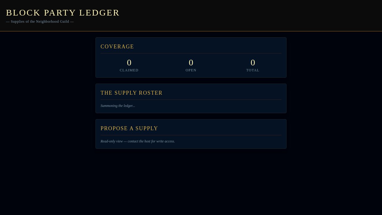 supply-donation-list